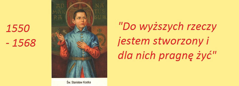 18 września – Uroczystość św. Stanisława Kostki