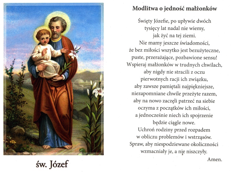Modlitwy do św. Józefa